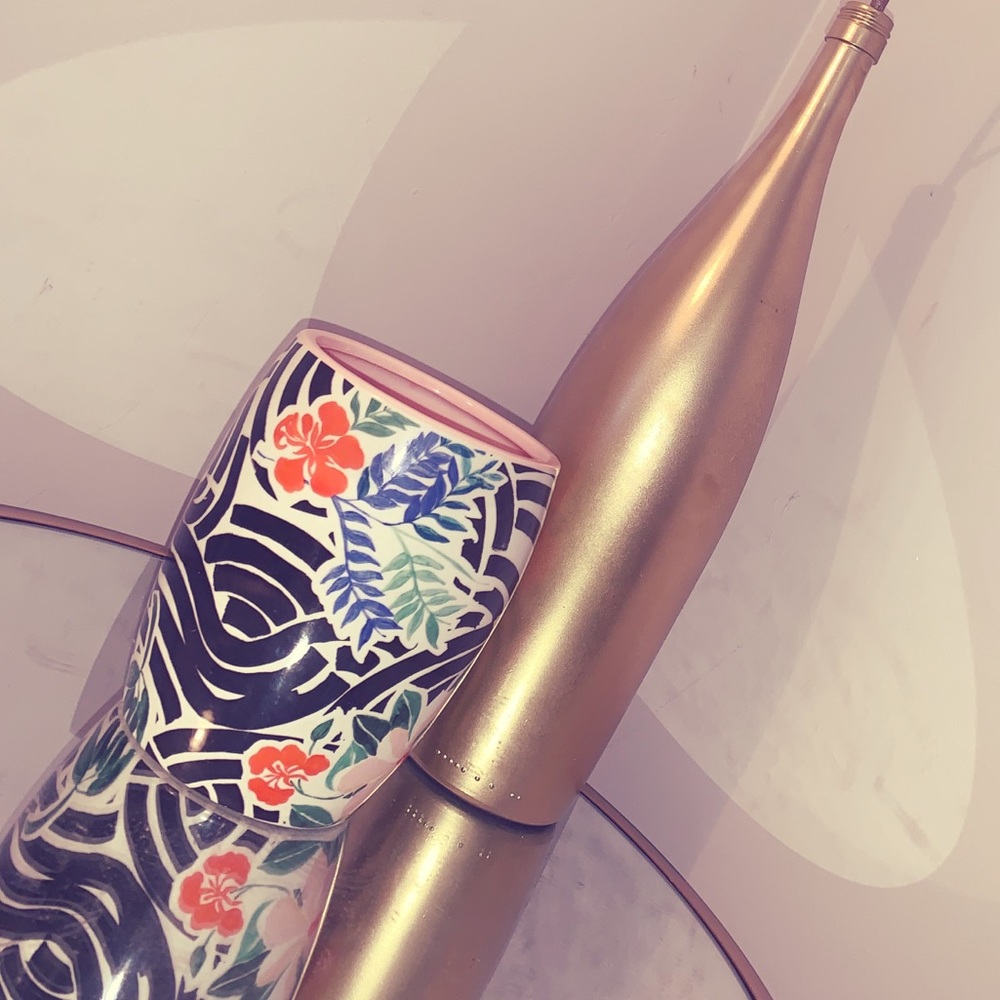Anthropologie floral vase